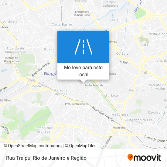 Rua Traipu mapa