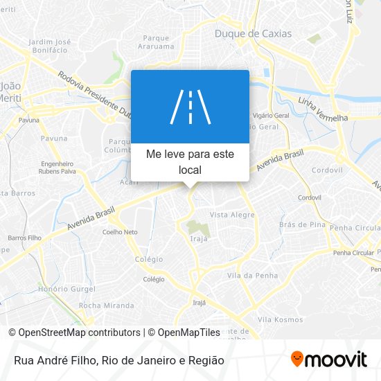 Rua André Filho mapa