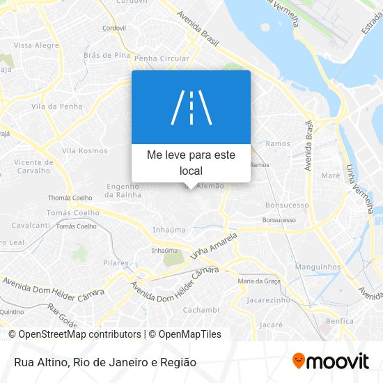 Rua Altino mapa