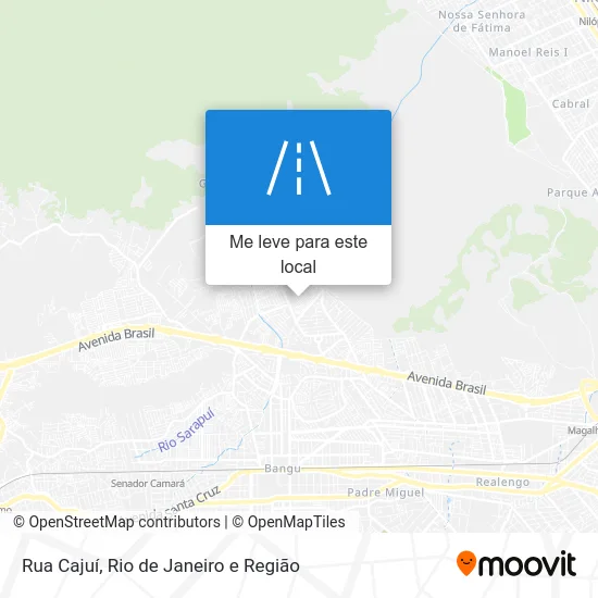 Rua Cajuí mapa