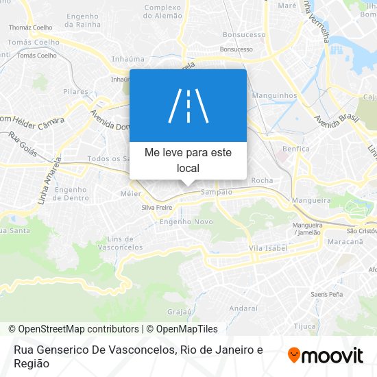 Rua Genserico De Vasconcelos mapa