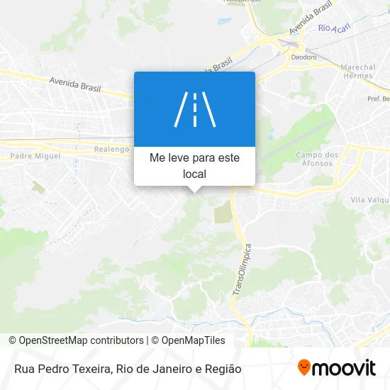 Rua Pedro Texeira mapa