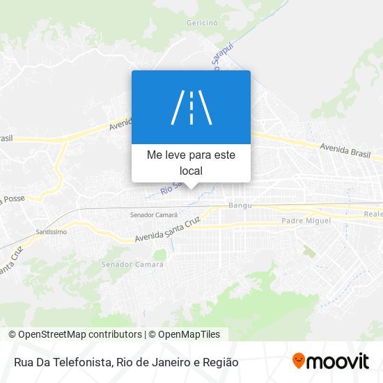 Rua Da Telefonista mapa