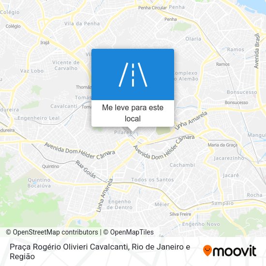 Praça Rogério Olivieri Cavalcanti mapa