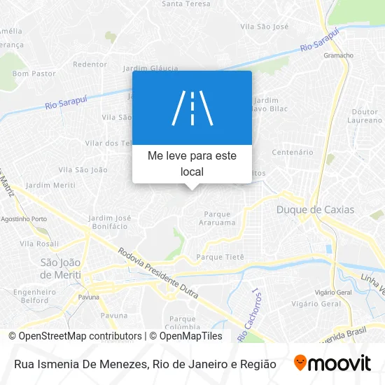 Rua Ismenia De Menezes mapa