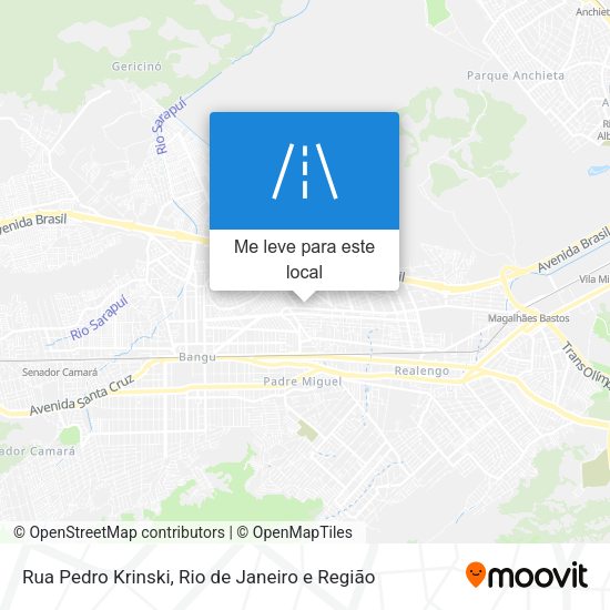 Rua Pedro Krinski mapa