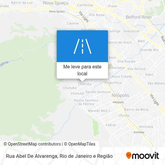 Rua Abel De Alvarenga mapa