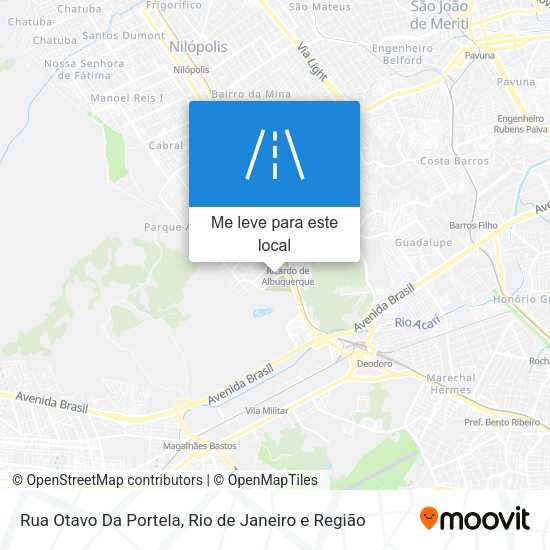 Rua Otavo Da Portela mapa