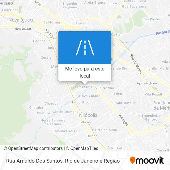 Rua Arnaldo Dos Santos mapa
