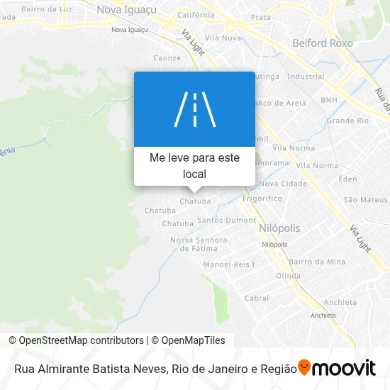 Rua Almirante Batista Neves mapa