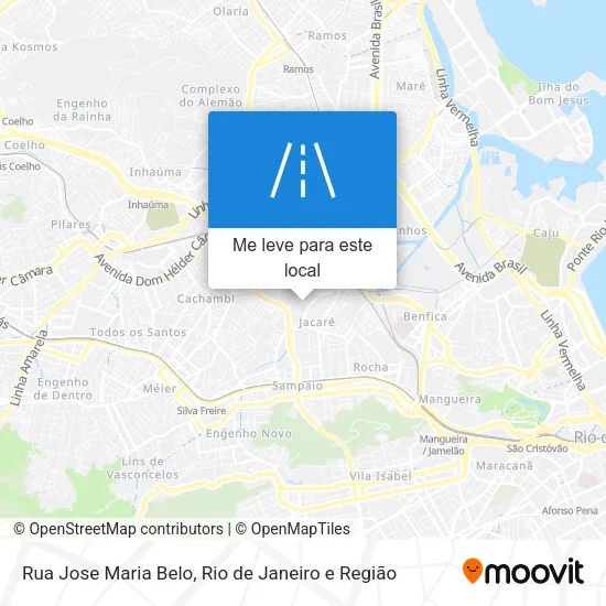 Rua Jose Maria Belo mapa