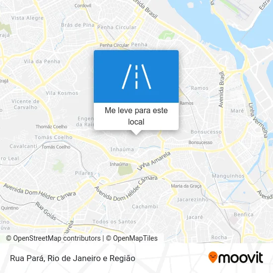 Rua Pará mapa