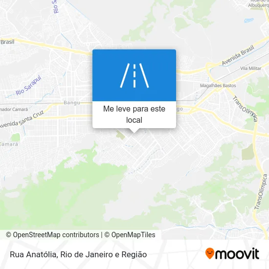 Rua Anatólia mapa