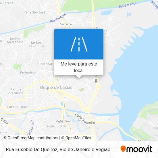 Rua Eusebio De Queiroz mapa