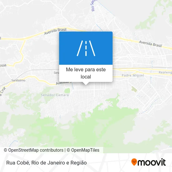 Rua Cobé mapa