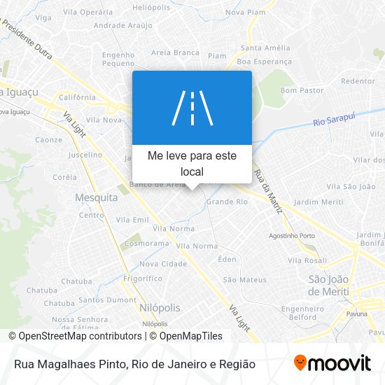 Rua Magalhaes Pinto mapa