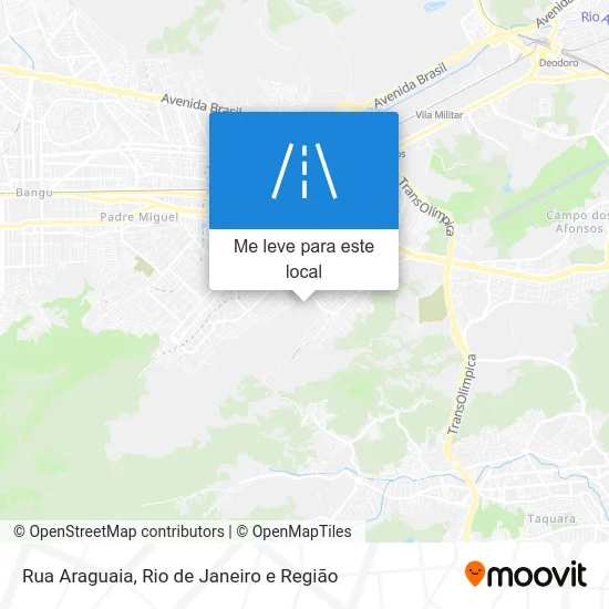 Rua Araguaia mapa