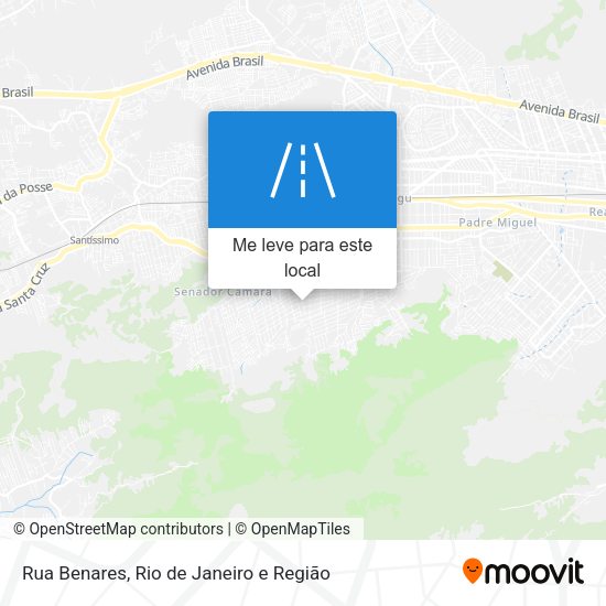 Rua Benares mapa