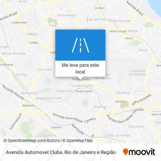 Avenida Automovel Clube mapa