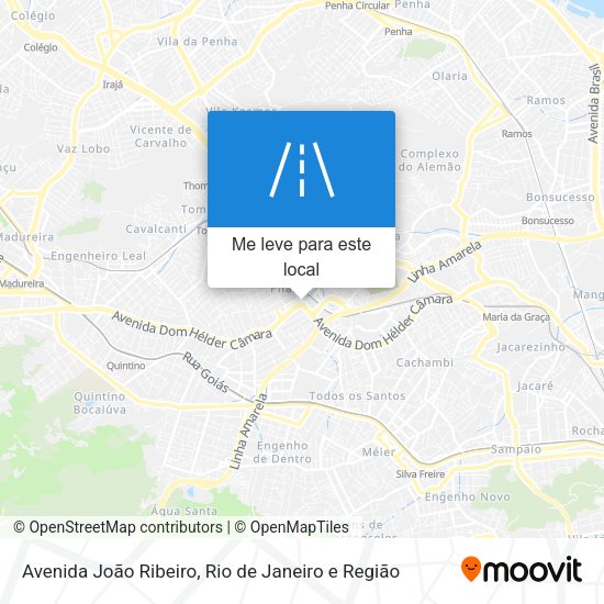 Avenida João Ribeiro mapa