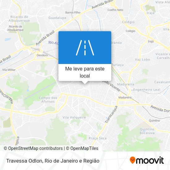 Travessa Odlon mapa