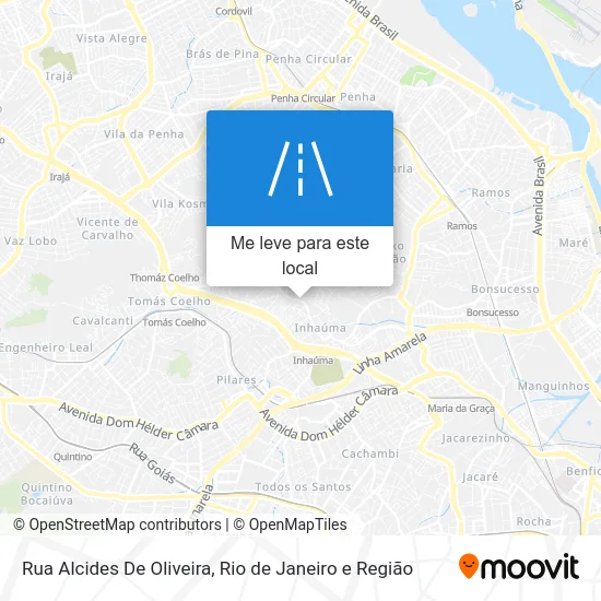 Rua Alcides De Oliveira mapa