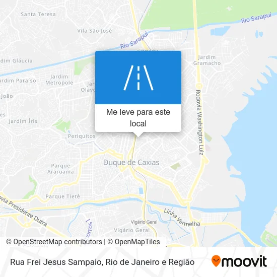 Rua Frei Jesus Sampaio mapa