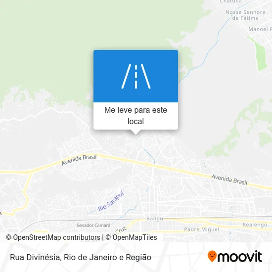 Rua Divinésia mapa