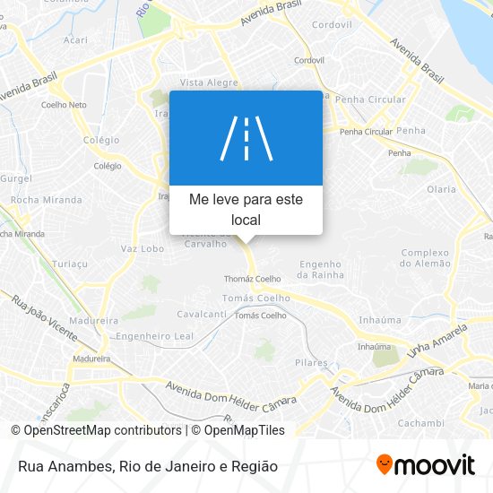 Rua Anambes mapa