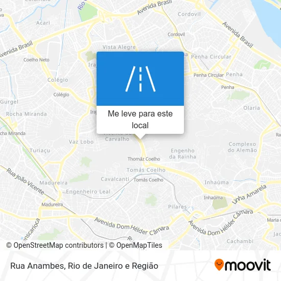 Rua Anambes mapa