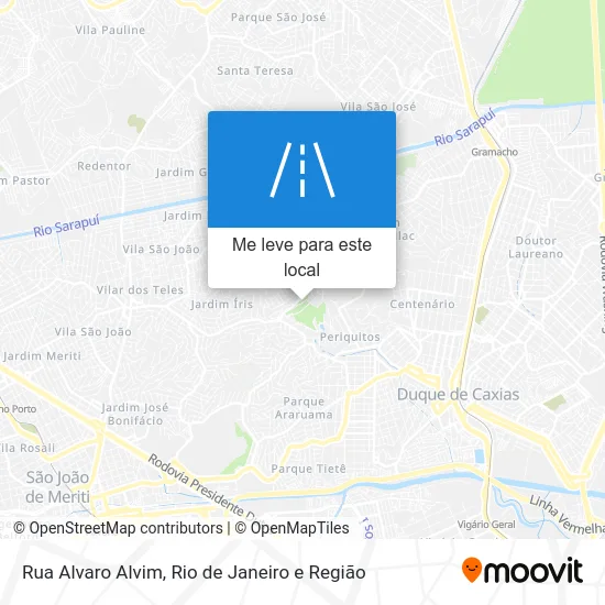 Rua Alvaro Alvim mapa