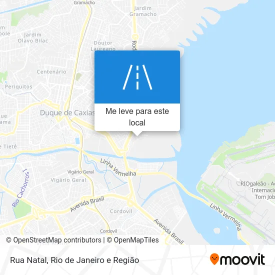 Rua Natal mapa