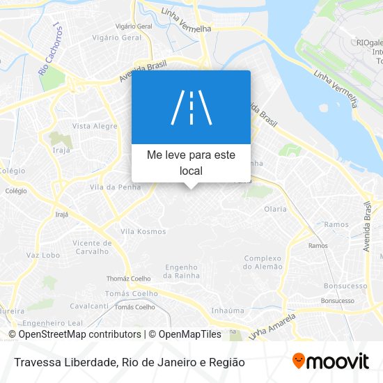 Travessa Liberdade mapa