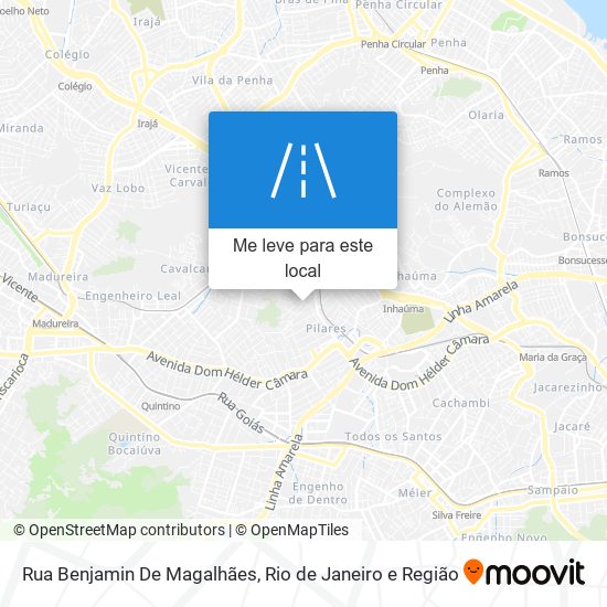 Rua Benjamin De Magalhães mapa