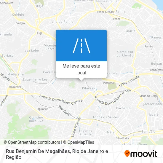 Rua Benjamin De Magalhães mapa