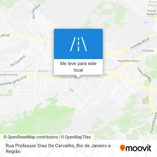 Rua Professor Dias De Carvalho mapa