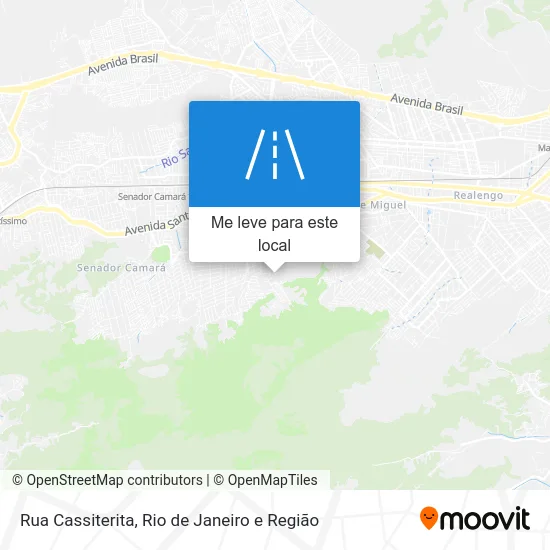 Rua Cassiterita mapa