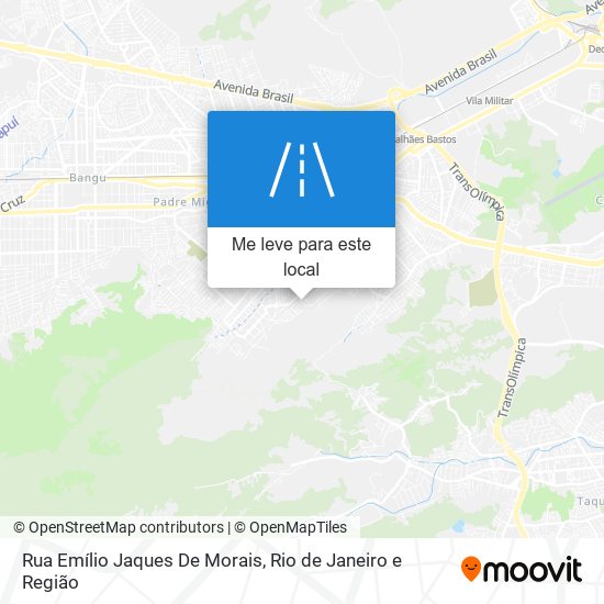 Rua Emílio Jaques De Morais mapa