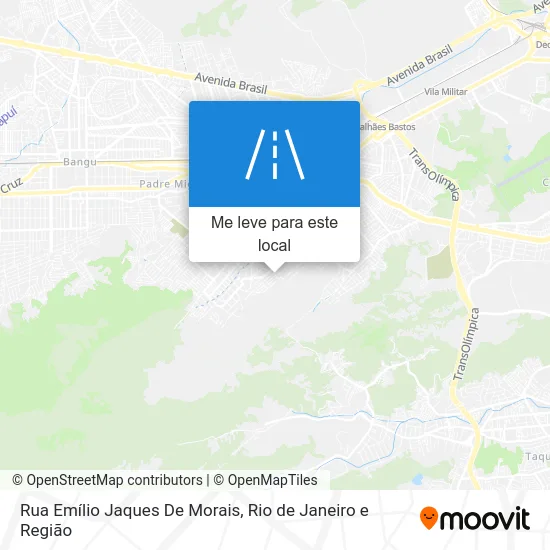 Rua Emílio Jaques De Morais mapa