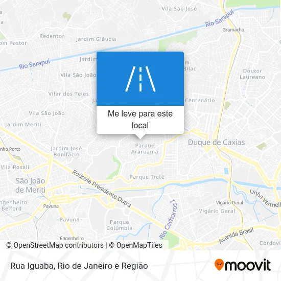 Rua Iguaba mapa