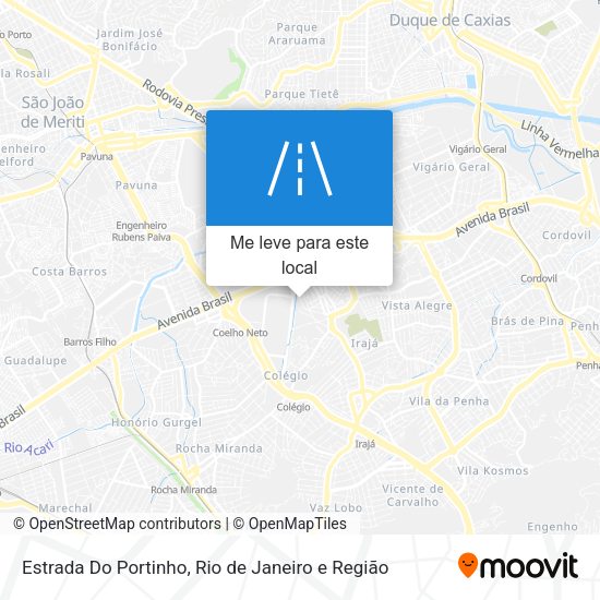 Estrada Do Portinho mapa