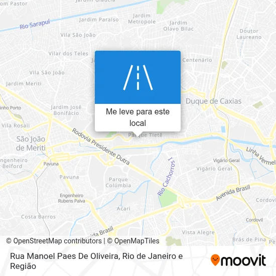 Rua Manoel Paes De Oliveira mapa