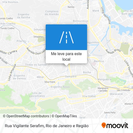 Rua Vigilante Serafim mapa