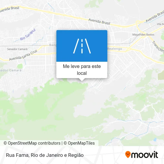 Rua Fama mapa