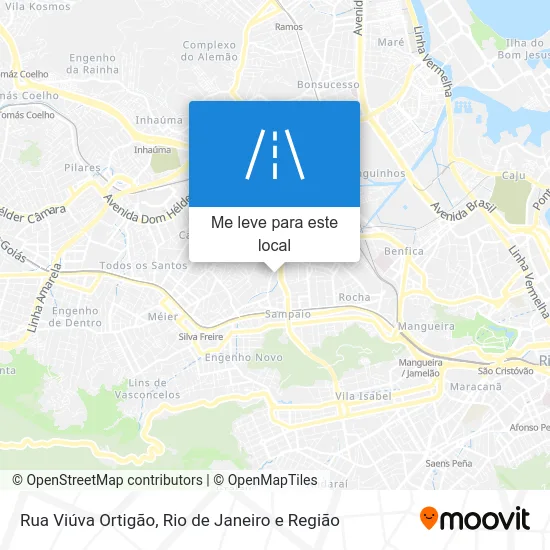 Rua Viúva Ortigão mapa