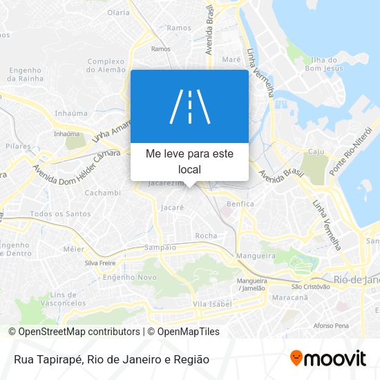 Rua Tapirapé mapa