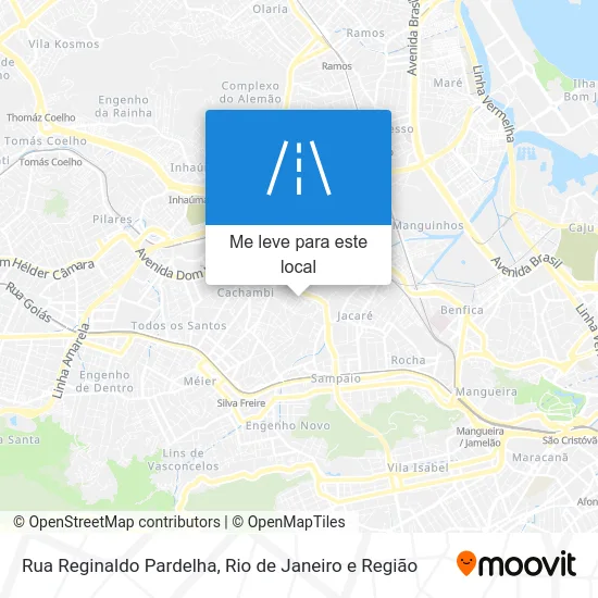 Rua Reginaldo Pardelha mapa