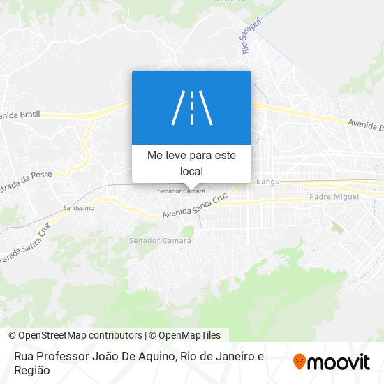 Rua Professor João De Aquino mapa