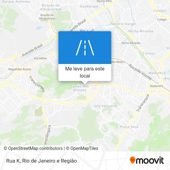 Rua K mapa