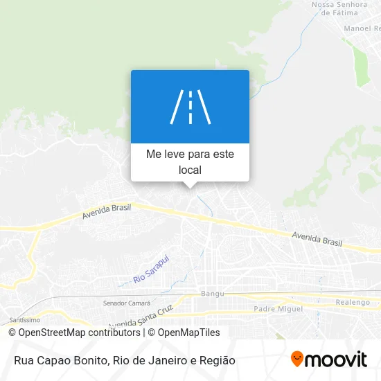 Rua Capao Bonito mapa